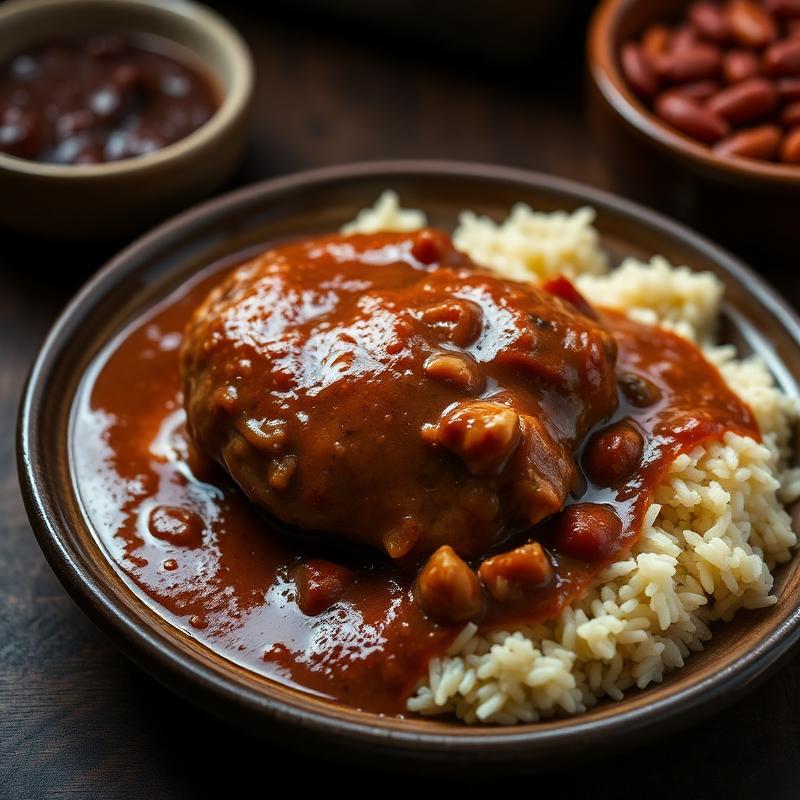 Smothered Chicken + Red Beans